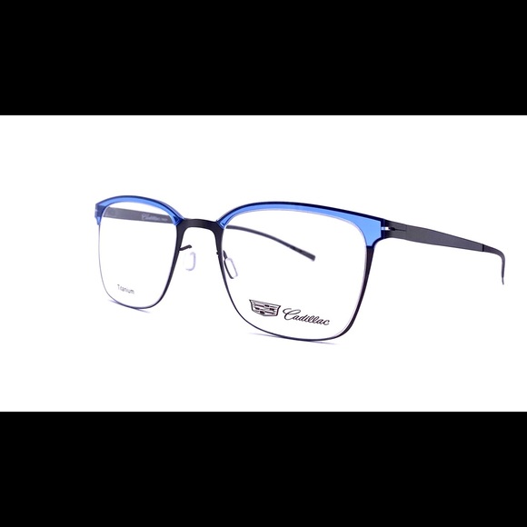 Titanium Eyeglasses Blue Crystal by Cadillac Durable & Lightweight 51-21-140 - Picture 7 of 8